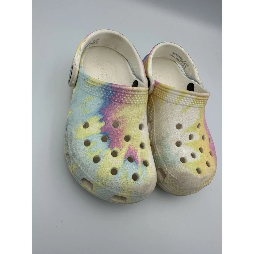 CROCS Classic Tie Dye Clogs Toddler C8